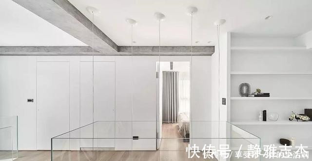 空间|原木+白色,营造出一个干净纯洁的空间,一个温馨的家!