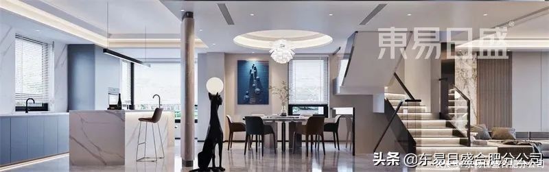 时尚|283㎡现代简约叠层别墅，高级、时尚有强调