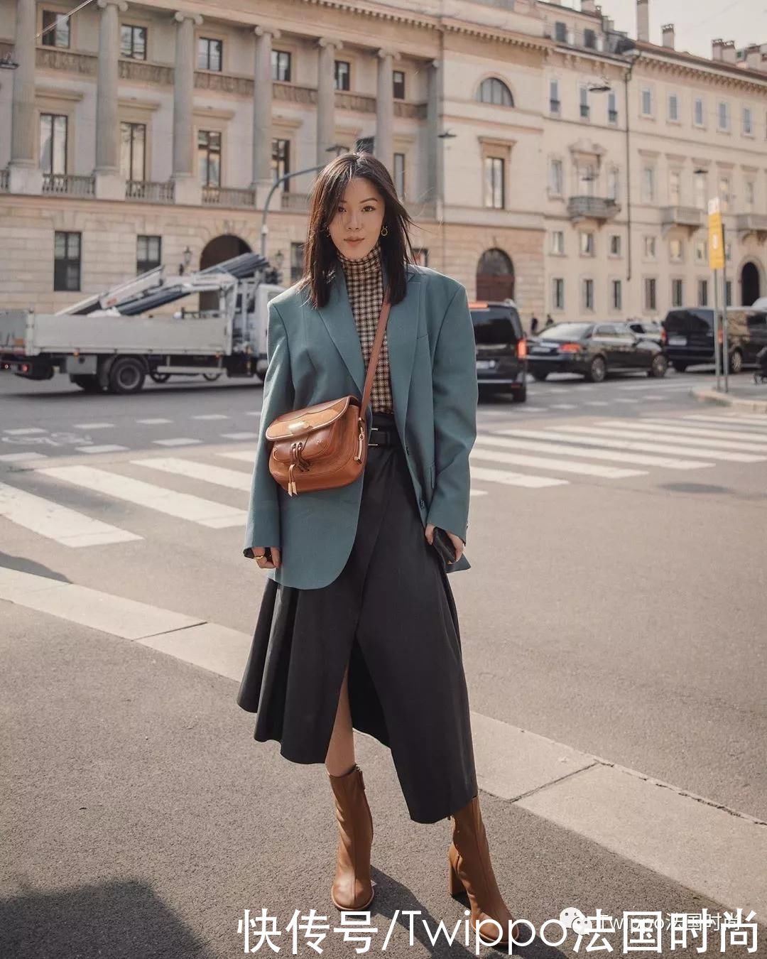 小个子女生的冬季穿搭术，才不止提高腰线这么老套