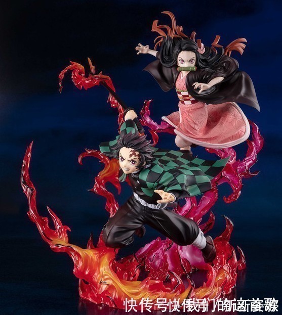 手办|万代全新《鬼灭之刃》高端手办 炭治郎兄妹战斗版登场