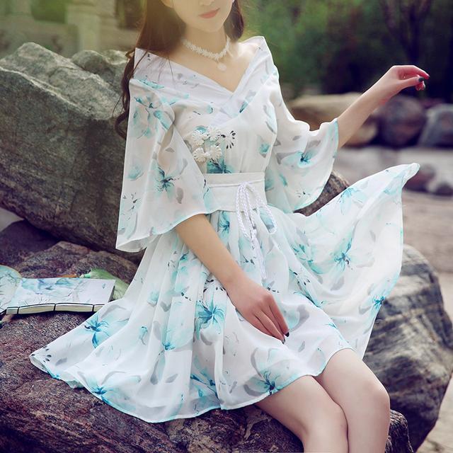 泡泡袖 古色古香中国风改良裙,简直是古风爱好者的福利,太仙了