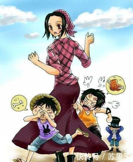 尾田荣一郎|海贼王她是路飞和艾斯最尊敬的女人,娜美要有她一半温柔就好了