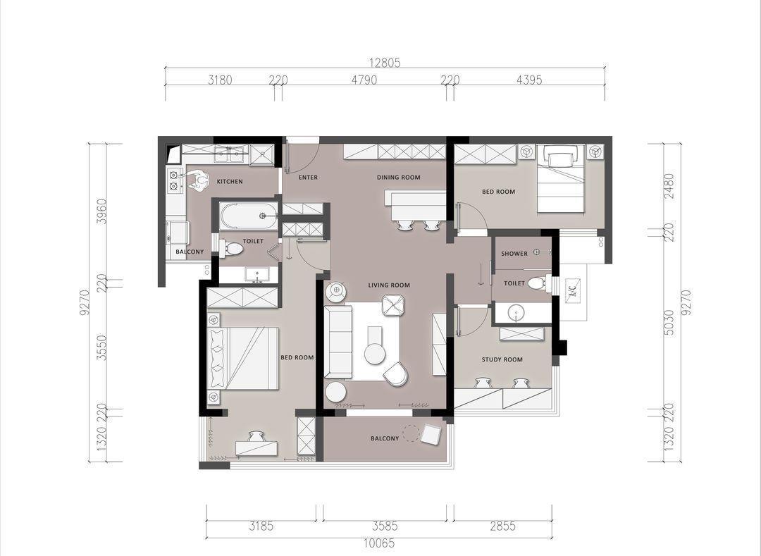 留学|法国留学的业主,在家里融入记忆中的符号,打造温暖有质感的家