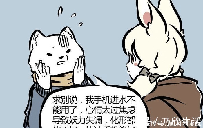 狐头|非人哉九月妖力失调，成人身狐头，小玉越帮越忙，成了刑天的头