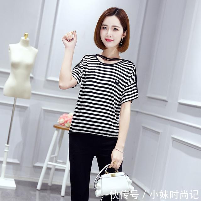减龄|胖女人不喜欢穿连衣裙,就看看藏肉的A字款上衣吧,藏肉不显老气