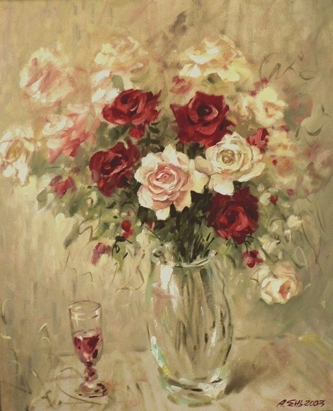 画家#乌克兰画家亚历山大·耶尼的油画,雅致!