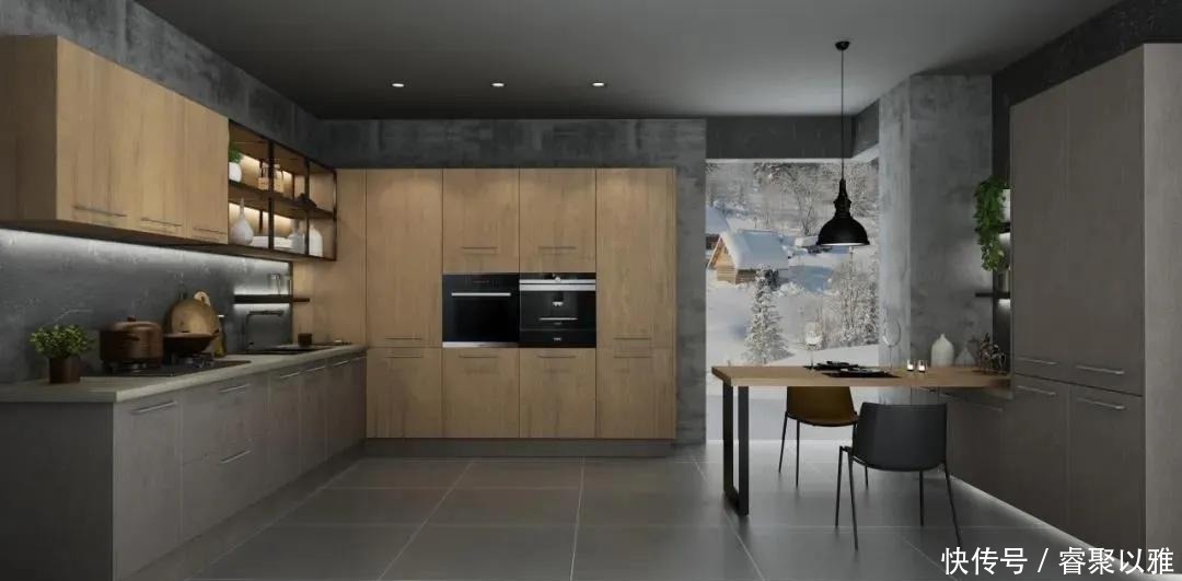 ps|看上去一尘不染的厨房,大家都用了这几种配色~