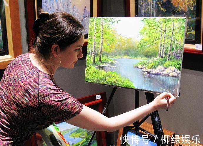 艺术家|俄罗斯美女艺术家油画作品,人美画更美