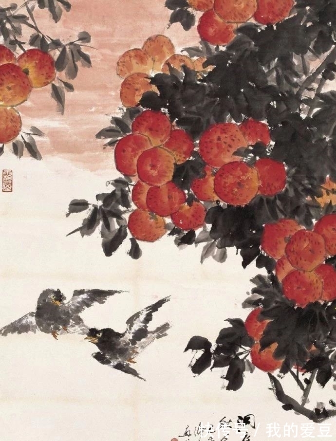 中国传统文化@「津门网」夕阳映照下湖水被染成了粉红色，老枝新花展现别具风味