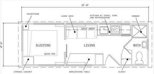 起居室|17㎡只卖6万,能塞进一室一厅一厨一卫,这不就是我梦里的家吗?!