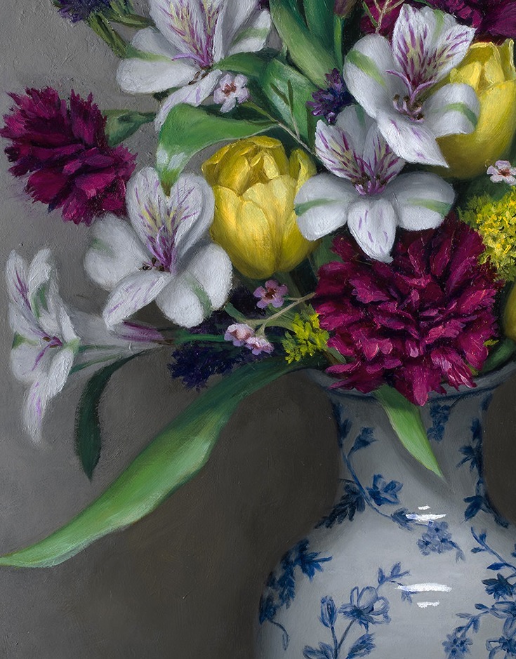 花卉|这位美国女艺术家笔下的花卉,魅力色彩,栩栩如生!