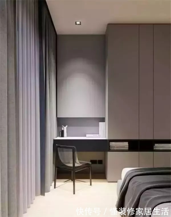 实用|不用专门预留书房了,这种卧室书房一体的设计最实用