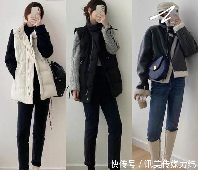 优雅|精致女人的冬日穿搭,用深色系的叠穿法则,穿出优雅知性女人味!