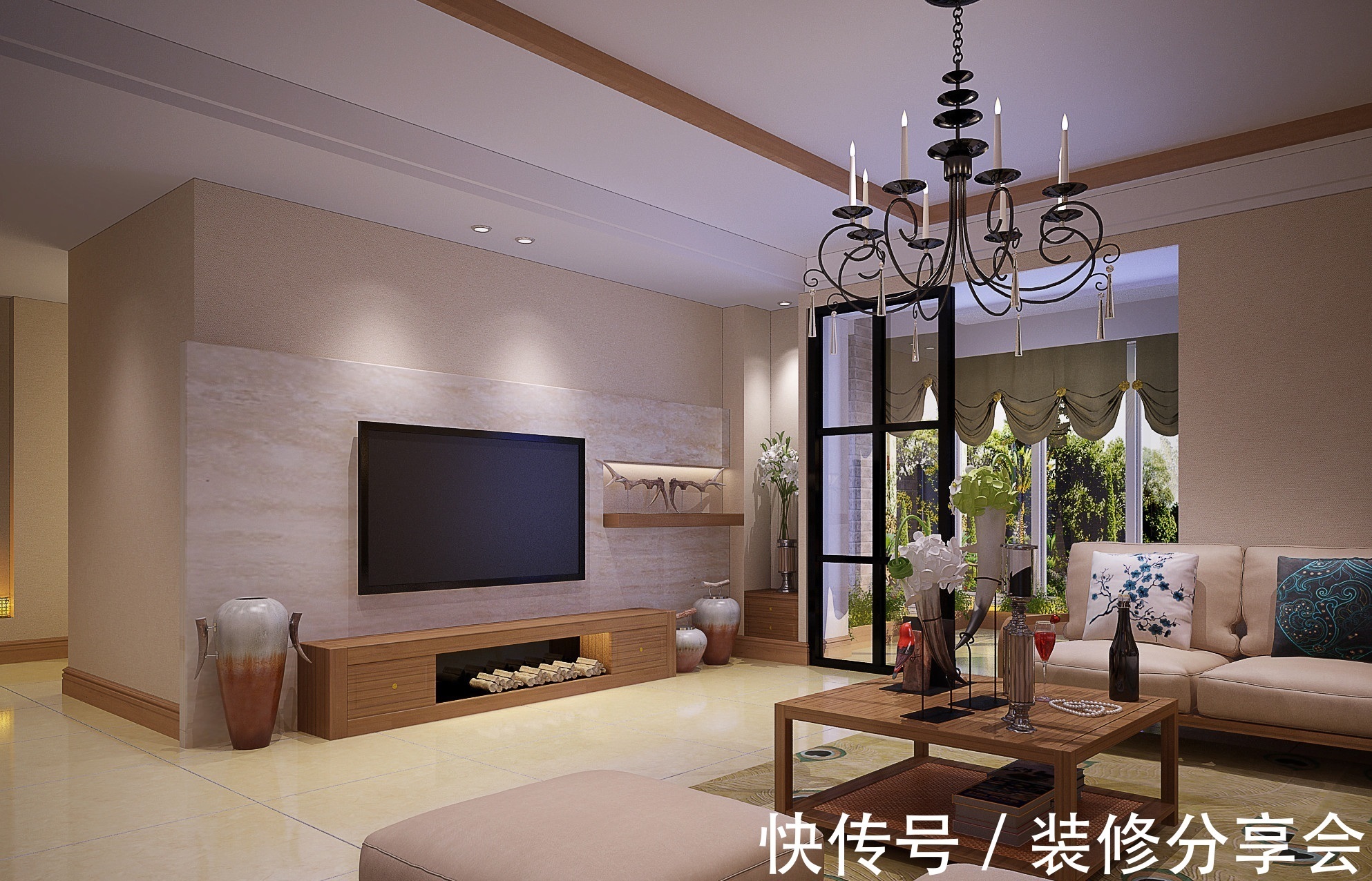 完工|曲靖金城佳园装修轻奢风格完工效果图