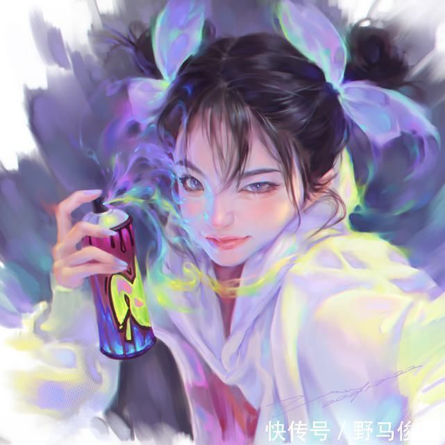 光影#光影运用十分成熟的一组插画作品!画面相当唯美值得学习借鉴!