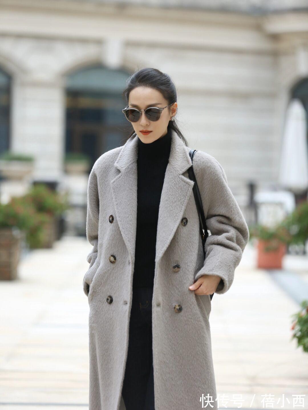 视觉效果|入冬后“大衣”别瞎买乱搭,建议配这三种, 不仅显身段还很优雅