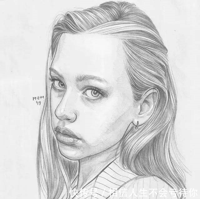 简洁的少女速写,灵动的美!