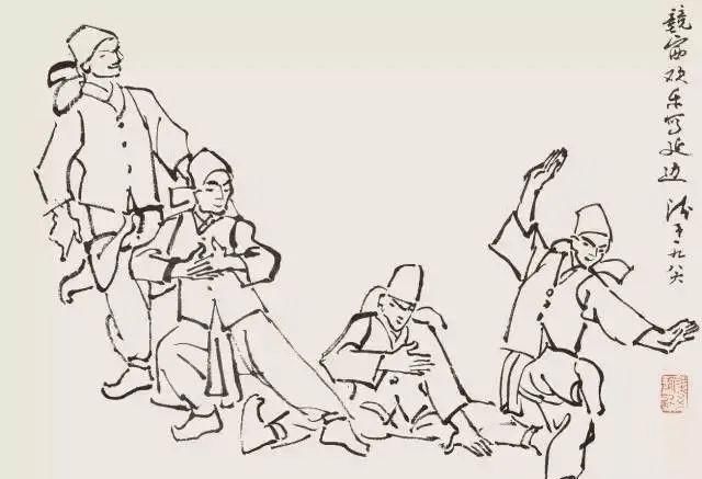  画创作|叶浅予：速写伴随一生，仅向中国美术馆就捐赠了432本速写本！