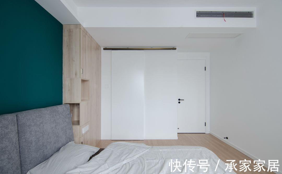 婚房|105平现代风婚房,清静淡雅温馨舒适,不到5个月就全部完工