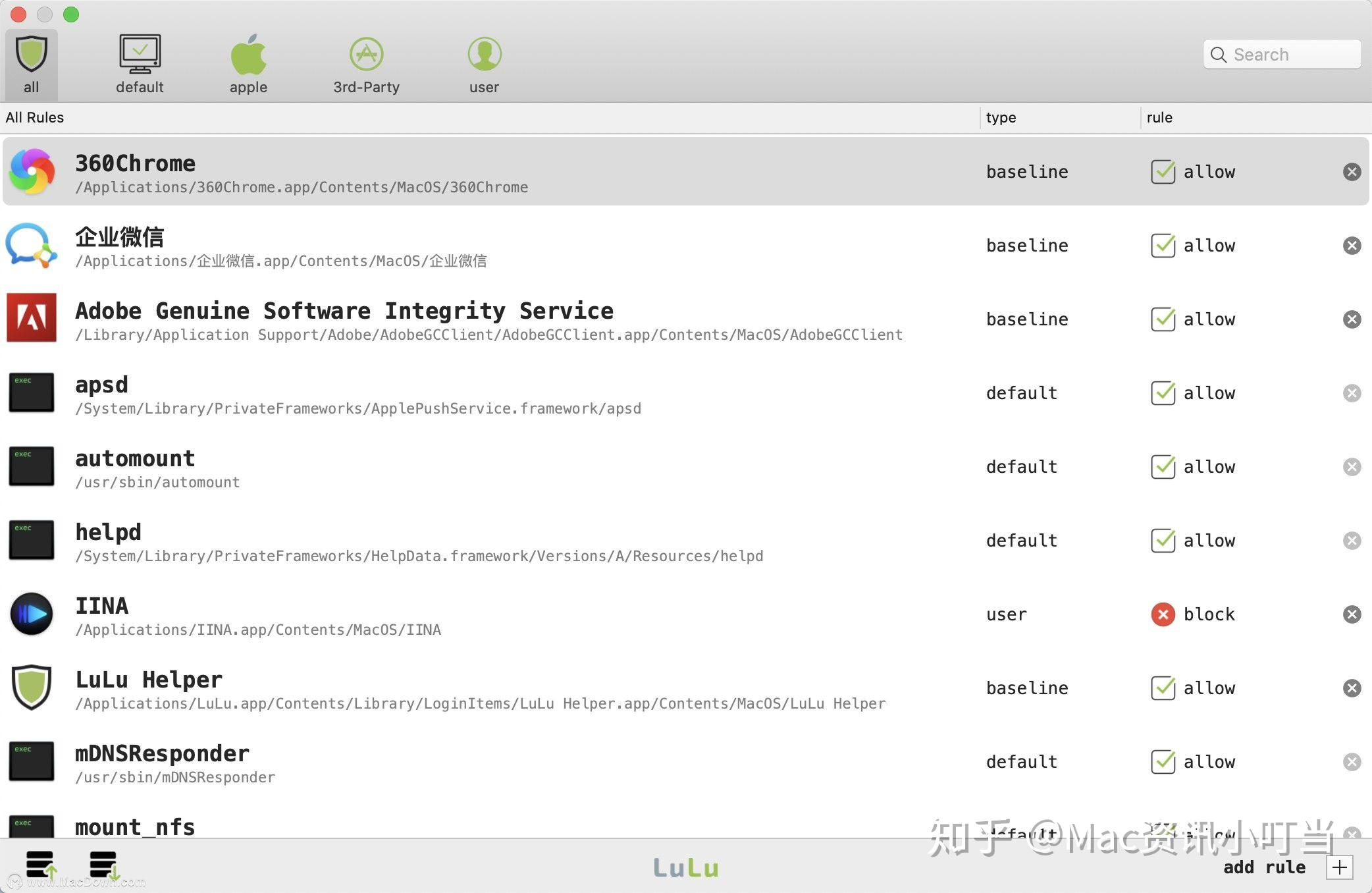 LuLu for Mac v2.5.0 防火墙软件-下载否