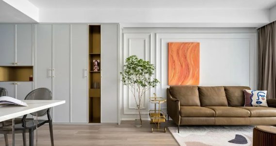 收纳|案例分享▏102㎡精致温馨三居,简约实用又富有小资情调的家