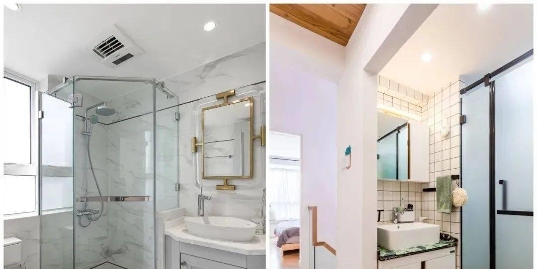 隔断|原来3~6㎡卫生间还能这样装,既好看又实用,我家也要这样装!