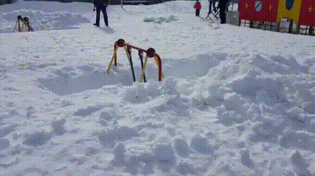 |搞笑GIF:南方来的妹子,永远不懂北方的冷