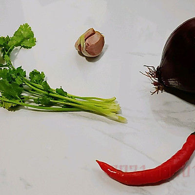 酸辣苦菊五色肉