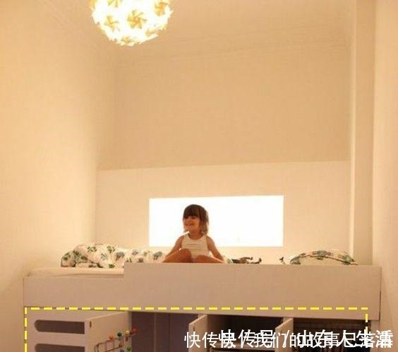 衣帽间|床铺抬高1米，下面装抽拉式衣柜，一地能2用，怎么算自己都赚大了！