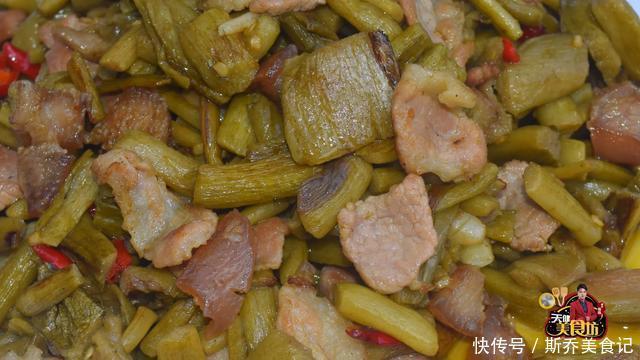 1汤匙|五花肉炒酸芋禾最好吃的做法,简单美味又下饭,看看你喜欢吃不