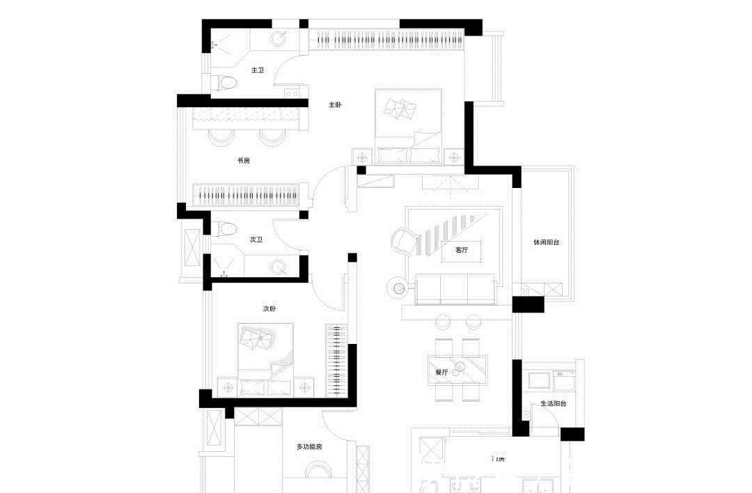简约|独具创意的婚房，年轻化的装修和布置，打造简约和实用并存的家