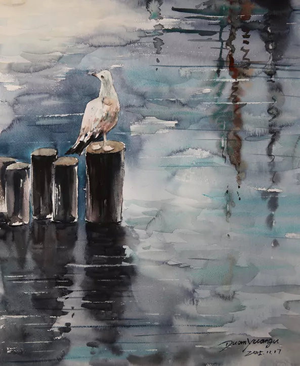 西安美术学院&[第七届庐山水彩节邀请嘉宾]段渊古艺术作品展