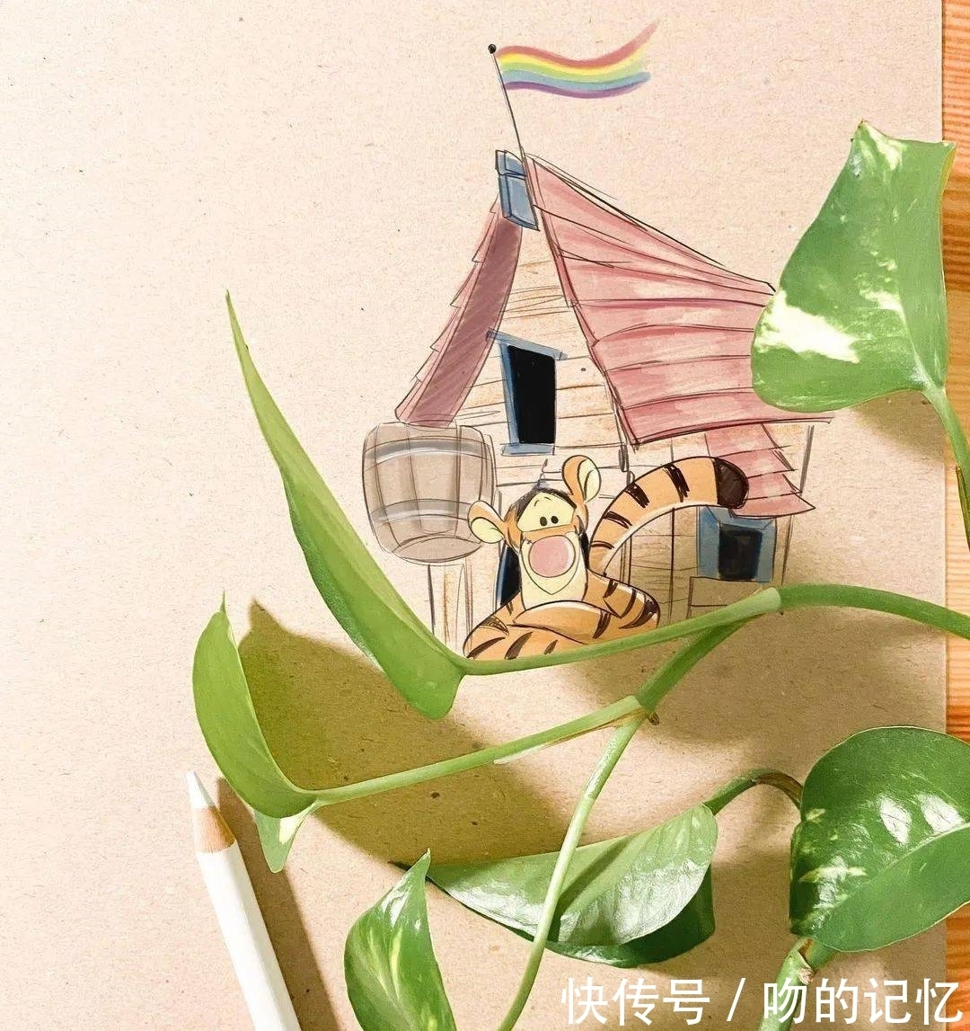 有没有|来看看,这组插图到底有没有用PS?