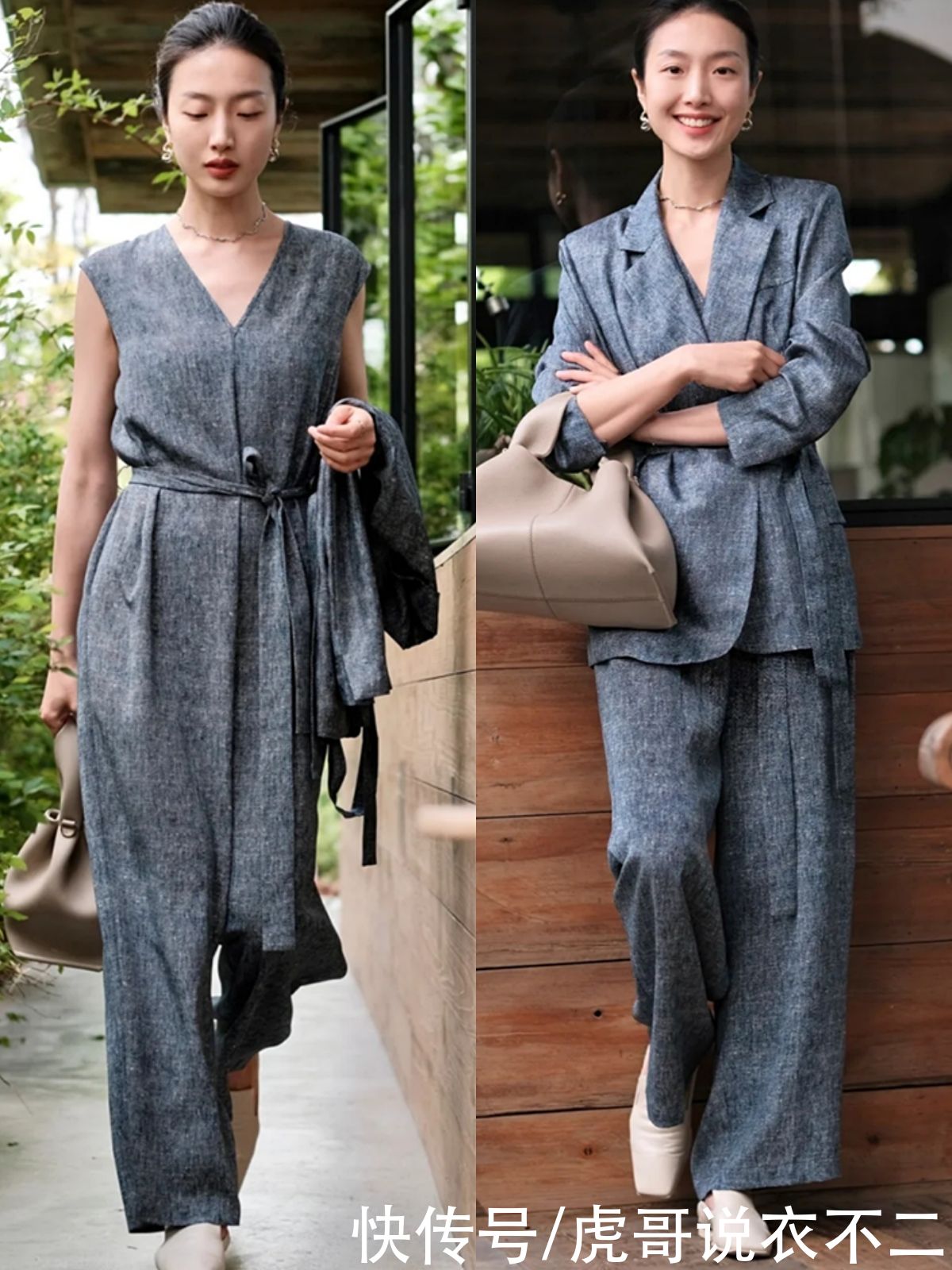 好喜欢这位小个子博主的显贵穿搭，身高1米6，也能穿出高级气场