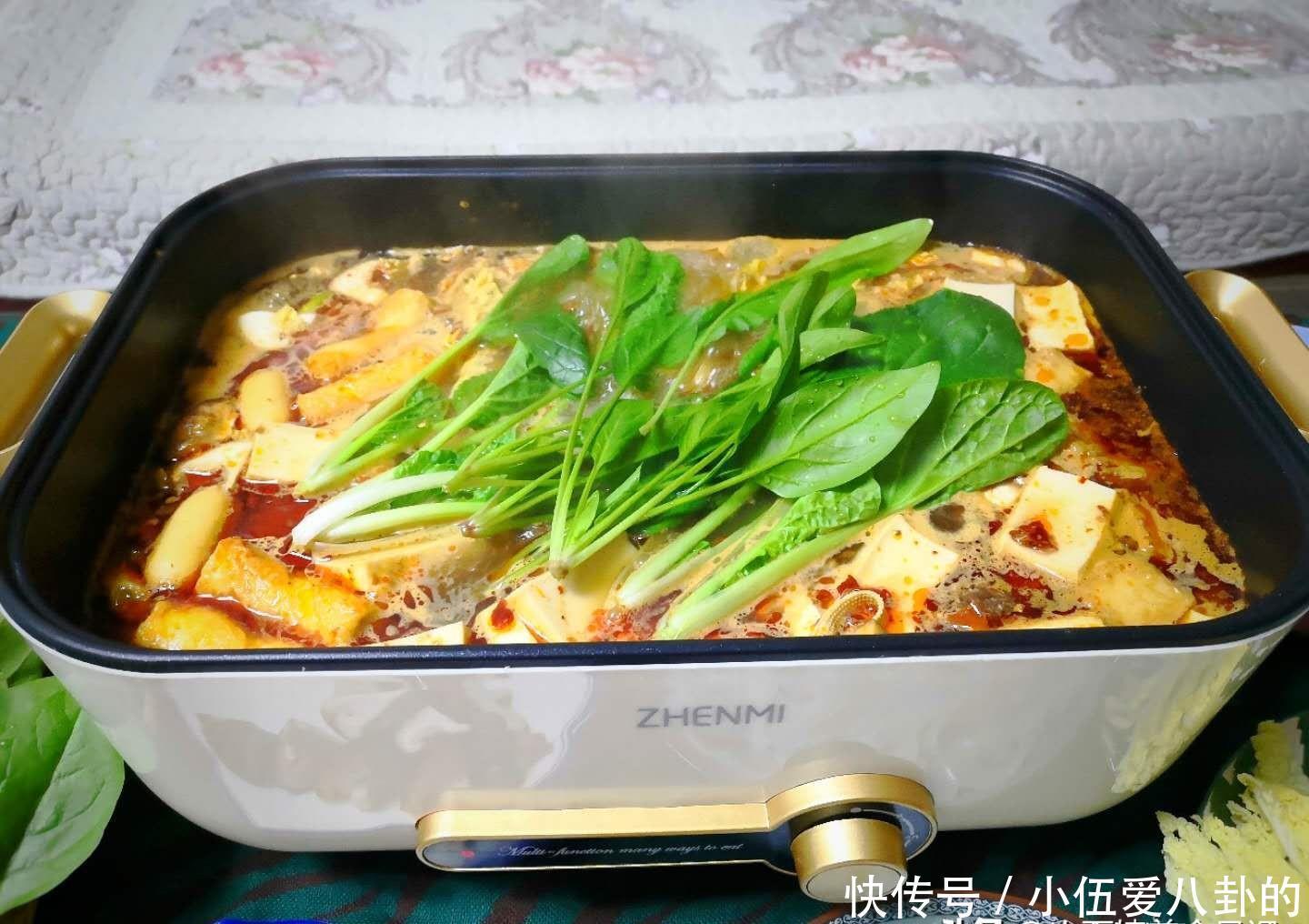 吃火锅|天气变冷,想吃火锅在家做,配10几样菜,80元吃到撑,真不贵