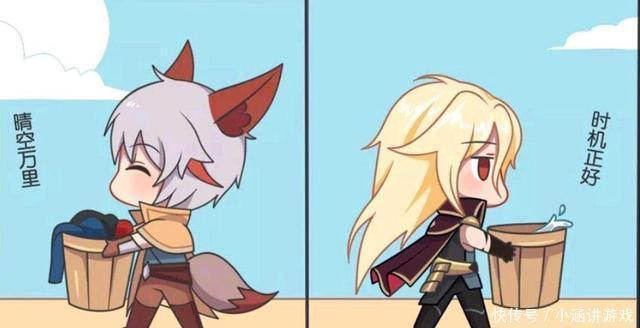 心疼|王者荣耀漫画:李信最珍惜自己的头发、他晒头发的方式让人心疼?