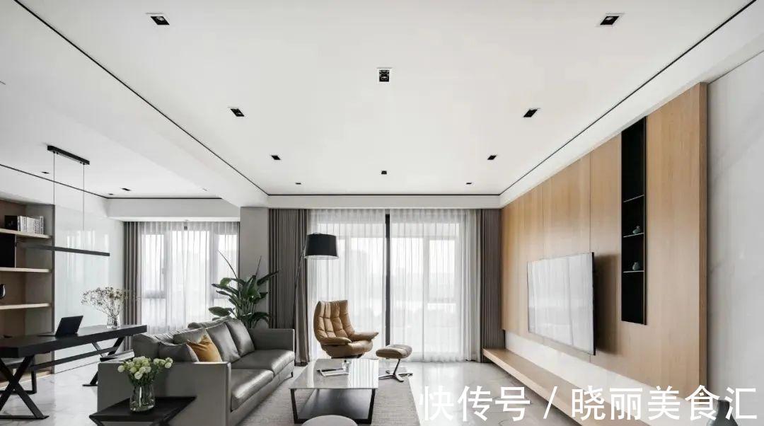 背景墙|木地板只能铺在地上?其实木地板不仅能上墙,还能“上天”!