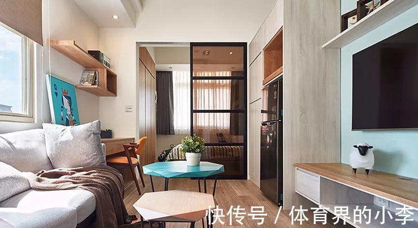 卧室|30㎡的单身公寓这样装,实用性不输大户型,一个人住太舒服了!