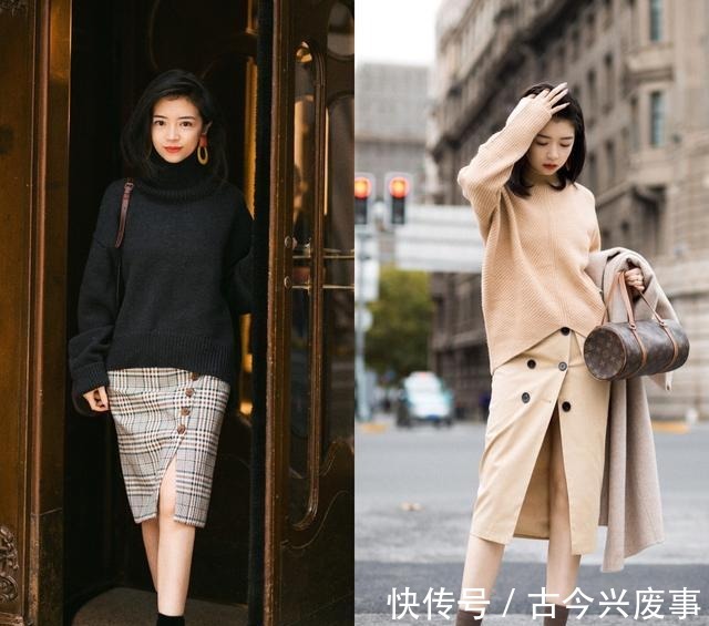 穿搭|为什么你穿“针织衫+半裙”不好看瞧三木的穿搭思路，实用高级