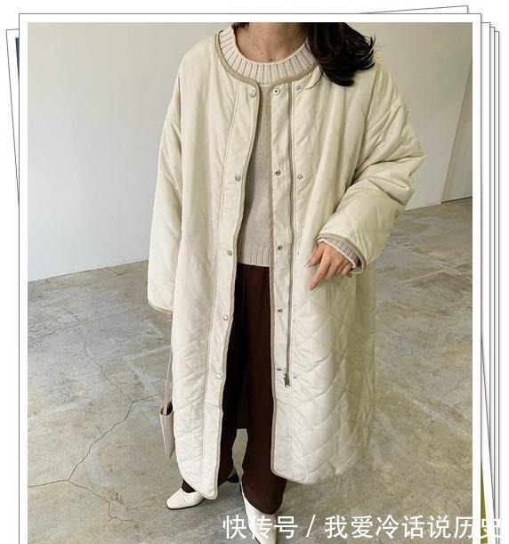 时尚 既轻松又美丽!5种百搭颜色“绗缝”棉服的30个穿搭示例!