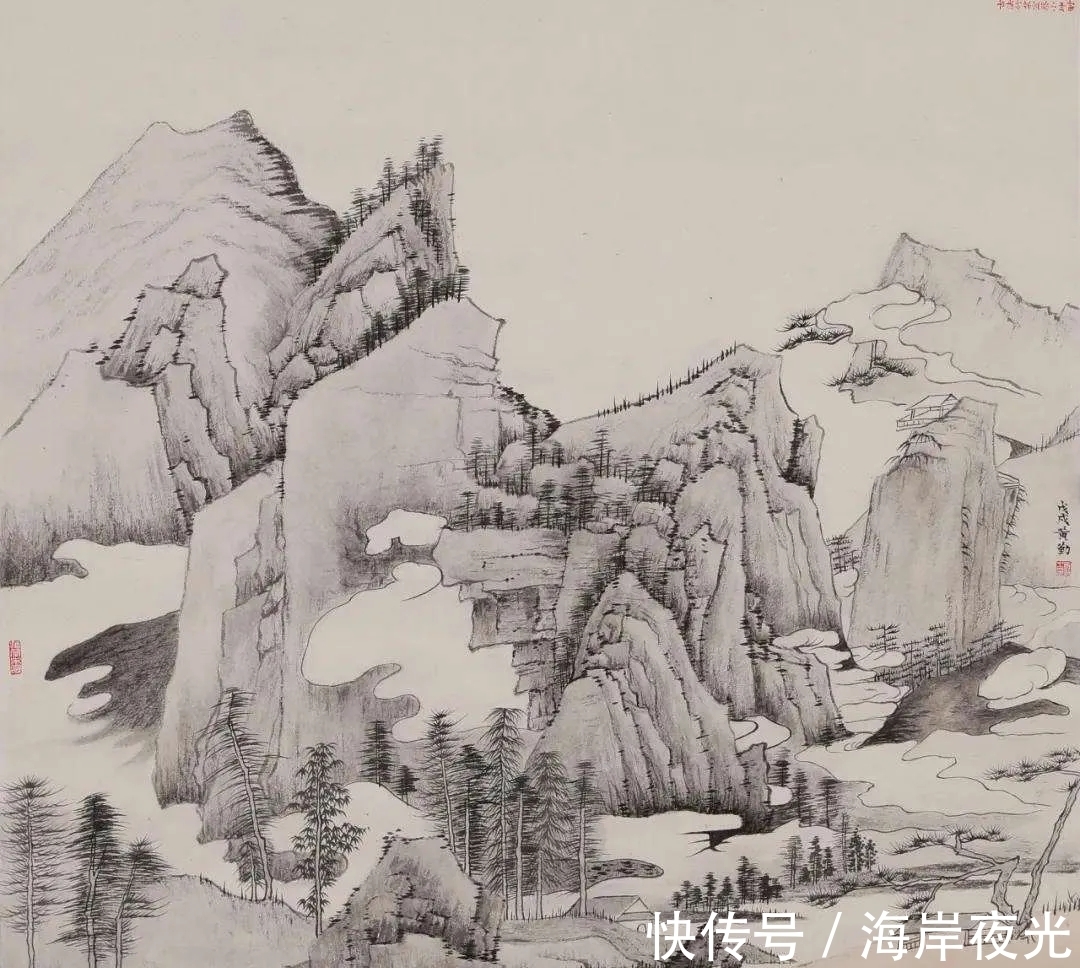 张谷旻#一个有才情的女画家|黄勤山水画