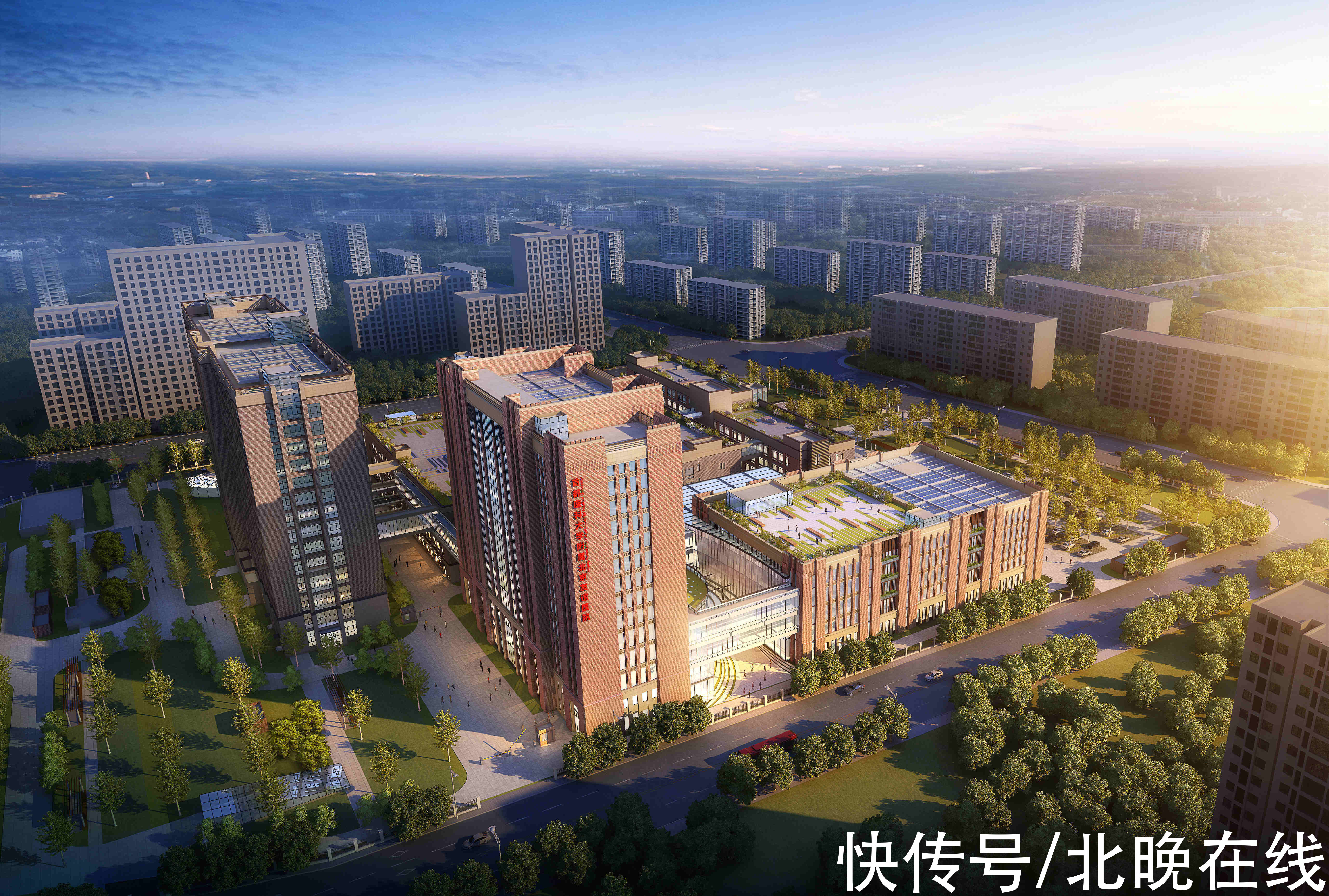 院区|北京友谊医院通州院区二期主体结构封顶，预计后年5月竣工