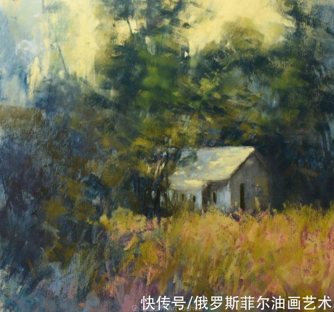 艺术家|美国当代粉彩艺术家贝萨尼·菲尔兹粉彩风景画作品欣赏