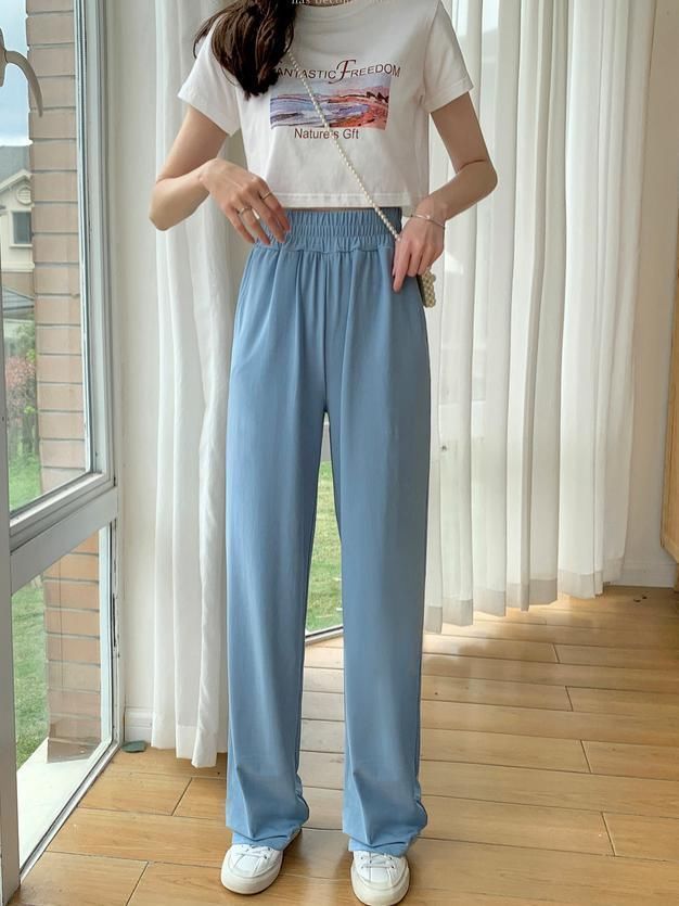 “阔腿裤”输惨了会藏肉的“云朵裤”也太显瘦了吧