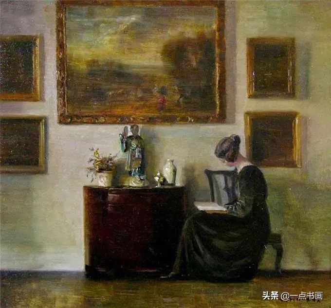 女人$油画里那些读书女人,那一刻全世界都是安静的