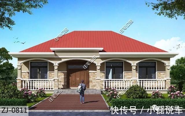 五姐妹|别拿一层不当别墅!5个真实案例,告诉你在农村建一层别墅有多爽