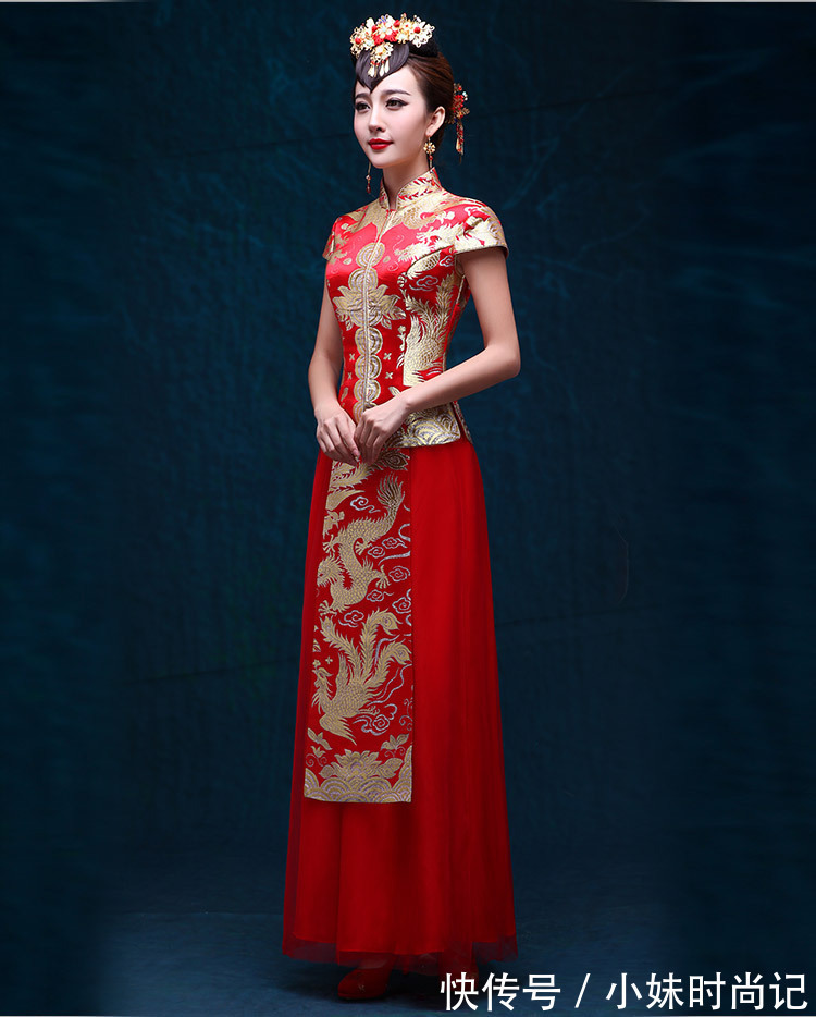 蕾丝|新娘敬酒服怎么选才能凸显新娘气质?