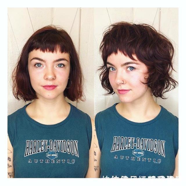 中年阿姨 换发型等于换脸,中年阿姨一换年轻10岁都不止,美到自己都笑了