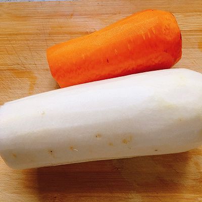 白萝卜|午餐肉蒸萝卜丸子