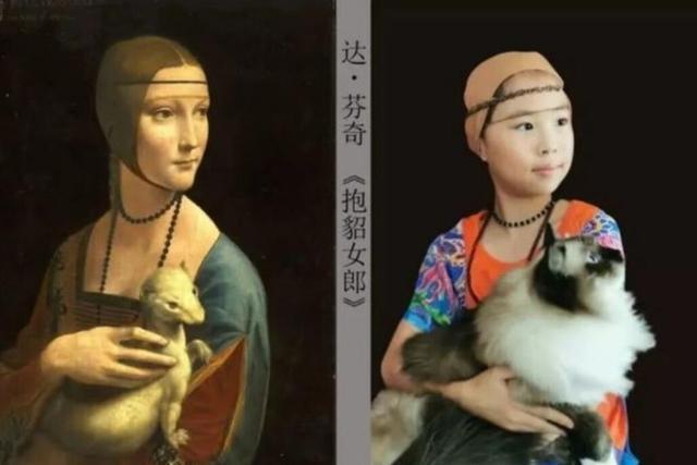 动作@老师让模仿“世界名画”,经典动作神还原,学生个个“演技炸裂”